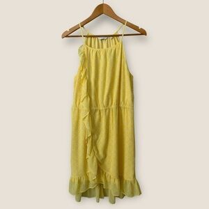 Reitmans Yellow Lemon Summer Ruffle Dress NWT